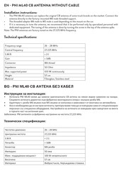 Pni ML40 Bedienungsanleitung