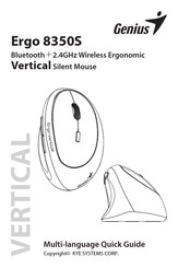 Genius Ergo 8350S Bedienungsanleitung