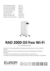 Eurom RAD 2000 Bedienungsanleitung