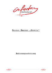 Infactory Erotic Bedienungsanleitung