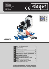 Scheppach HM140L Originalbetriebsanleitung