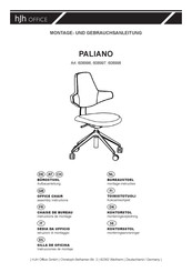 Hjh Office PALIANO 608996 Montage- Und Gebrauchsanleitung