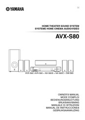 Yamaha SW-S80 Bedienungsanleitung