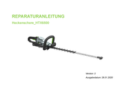 Ego HTX6500 Reparaturanleitung