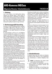 indexa IND2 Serie Anleitung
