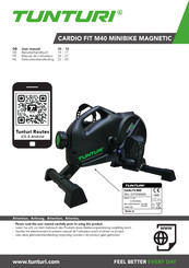 Tunturi CARDIO FIT M40 MINIBIKE MAGNETIC Benutzerhandbuch