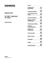 Siemens Simatic Net S7-1200 Betriebsanleitung