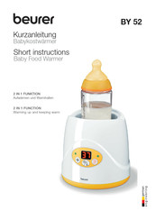 Beurer BY 52 Kurzanleitung