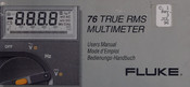 Fluke 76 TRUE RMS Bedienungshandbuch