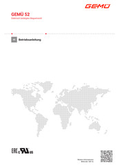 Gemü 52 Betriebsanleitung