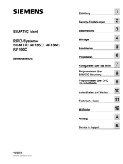 Siemens SIMATIC RF185C Betriebsanleitung
