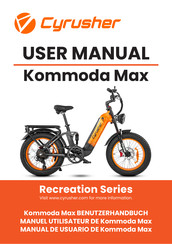 Cyrusher Recreation Kommoda Max Bedienungsanleitung