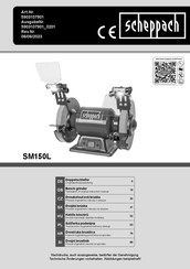 Scheppach SM150L Originalbetriebsanleitung