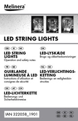 Melinera 322058 1901 Bedienungs- Und Sicherheitshinweise