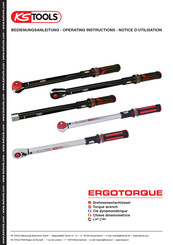 KS Tools ERGOTORQUE precision 516.1442 Bedienungsanleitung