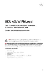 HUUM UKU Local Einbau- Und Bedienungsanleitung