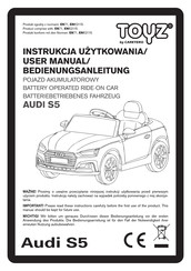 Caretero Toyz Audi S5 Bedienungsanleitung