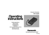 Panasonic VW-CG2E Bedienungsanleitung