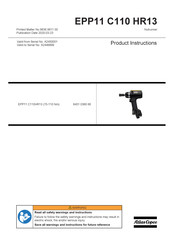 Atlas Copco EPP11 C110 HR13 Produktanweisungen