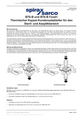 Spirax Sarco BT6-B Kurzanleitung