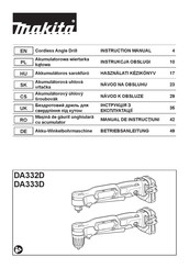 Makita DA332D Betriebsanleitung