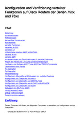 Cisco 7500 Konfiguration