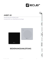 Ecler AMBIT-18 Bedienungsanleitung