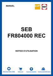 SEB OLEOCLEAN PRO Bedienungsanleitung