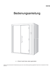 Sanotechnik ALASKA K60160 Bedienungsanleitung