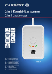 Carbest 802180 Benutzerhandbuch