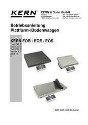 KERN EOB300K100XL2017 Betriebsanleitung