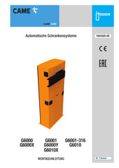 CAME G 6001 Montageanleitung
