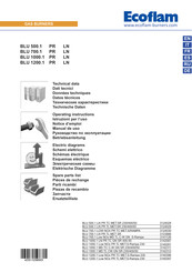 Ecoflam BLU 700.1 PR LN Bedienungsanleitung