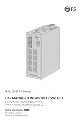 Fs IES3100-8TF-P Kurzanleitung