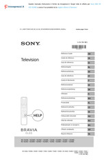 Sony BRAVIA A89 Referenz-Anleitung