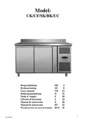 Tefcold UC5210 Bedienungsanleitung