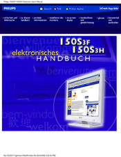 Philips 150S3H Handbuch