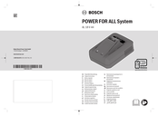 Bosch POWER FOR ALL System AL 18 V-44 Originalbetriebsanleitung
