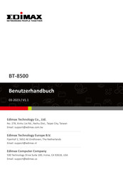 Edimax BT-8500 Benutzerhandbuch