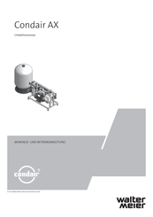 Walter Meier Condair AX 20 W Montage- Und Betriebsanleitung