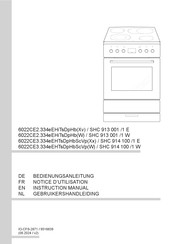 Amica 6022CE2.334eEHiTsDpHbW Bedienungsanleitung