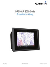 Garmin GPSMAP 8000 Serie Schnellstartanleitung