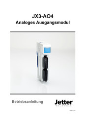 Jetter JX3-AO4 Betriebsanleitung