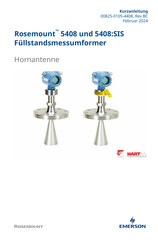 Emerson Rosemount 5408 Kurzanleitung