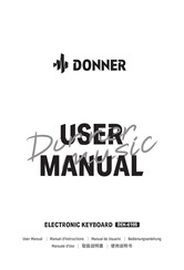 Donner DEK-610S Bedienungsanleitung