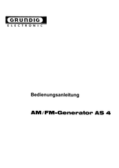Grundig AS 4 Bedienungsanleitung