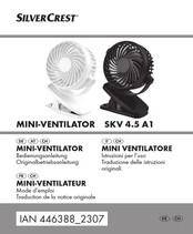 Silvercrest SKV 4.5 A1 Bedienungsanleitung Und Originalbetriebsanleitung