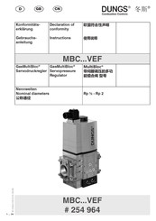 Dungs MBC VEF Serie Gebrauchsanleitung