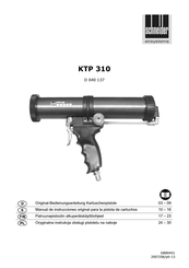 Schneider Airsystems KTP 310 Original Bedienungsanleitung