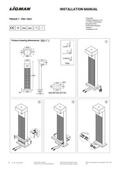 Ligman PRA-10061 Installationsanleitung